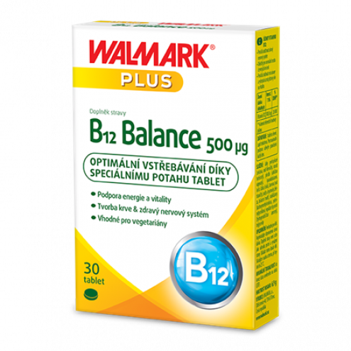 WALMARK B12 Balance 500 mcg, 30 tbl.